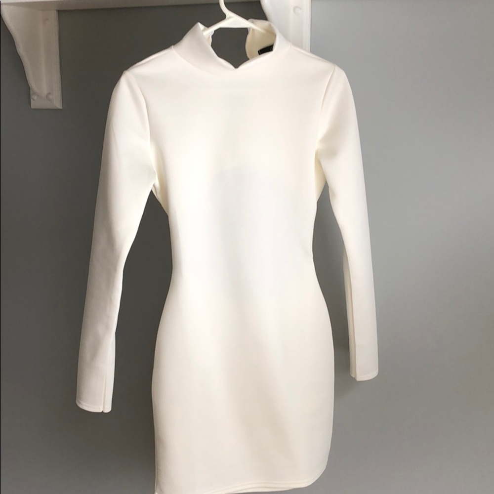 White cocktail dress